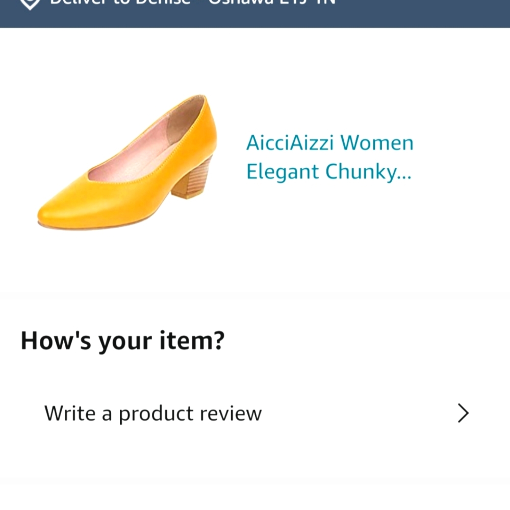 Yellow heels